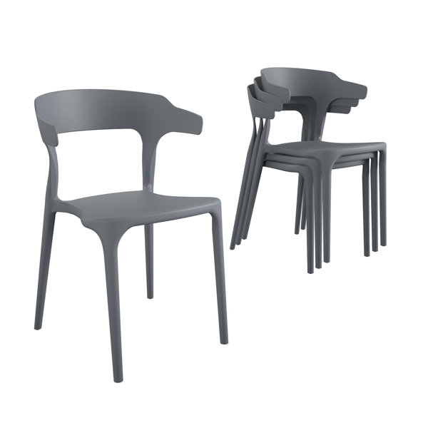 Penza Plastic Outdoor Dining Chair Wayfair